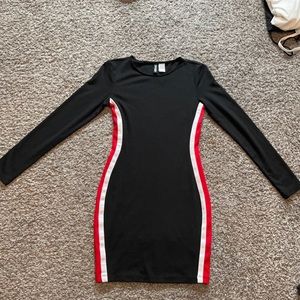 H and m dress, tight